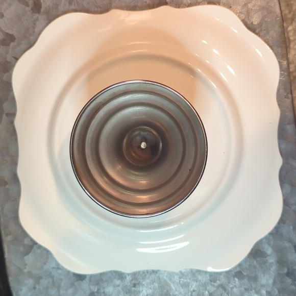 Vintage Lancaster Sandland Ware Silver Luster Footed Desert Tray 1940's - Picture 4 of 7